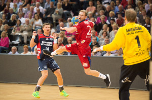 Martin Stranovsky in der Saison 2014-2015 gegen die SG Flensburg-Handewitt - Foto: Nolte.